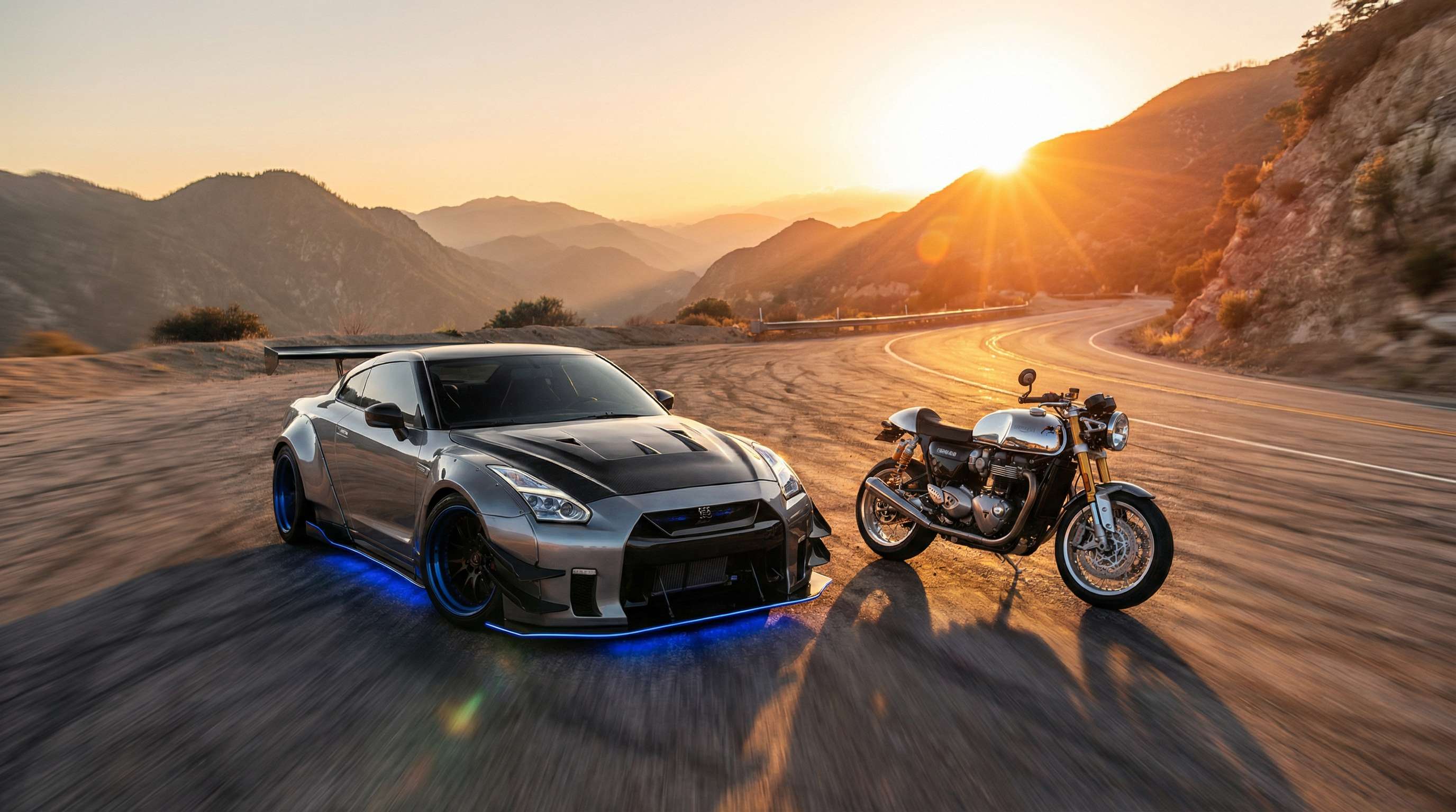 萝莉岛摩托骑行视频